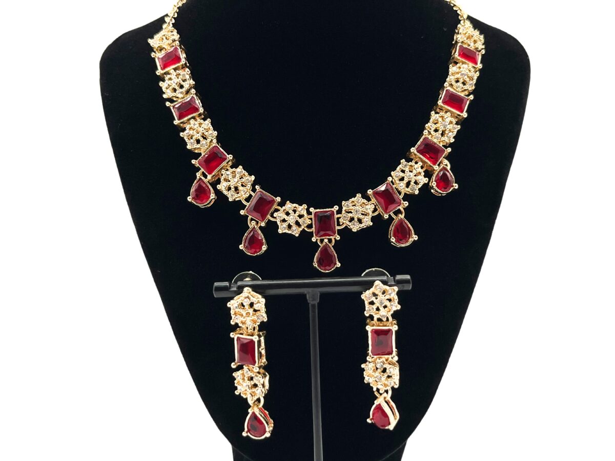 Indian Zircon Necklace Set