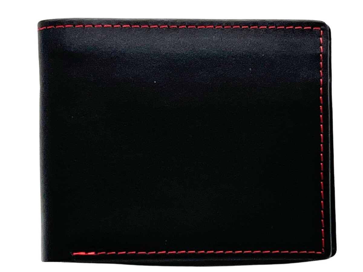 BLACK LEATHER WALLET